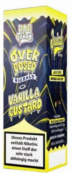 Bad Candy Vanilla Custard Nikotinsalzliquid Overdosed 20mg