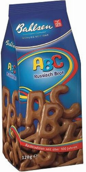 Bahlsen ABC (Russisch Brot) Kekse 100g Tüte