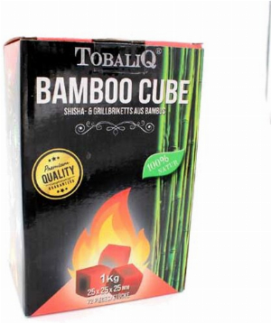 Bamboo Cube Shisha & Grillbriketts aus Bambus 1kg