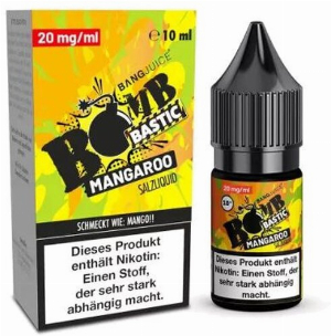 Bang Juice BOMB BASTIC MANGAROO 20mg Nikotin Salz Liquid