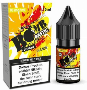 Bang Juice BOMB BASTIC PEACHY 10mg Nikotin Salz Liquid