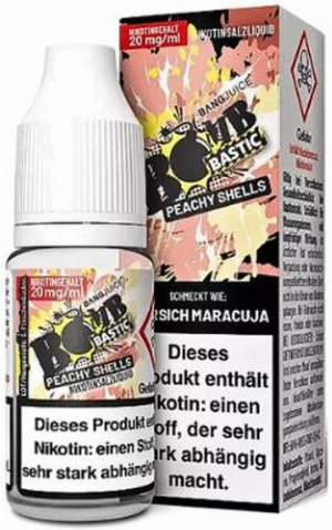 Bang Juice Bomb Bastic Peachy Shells Nikotinsalzliquid 20mg