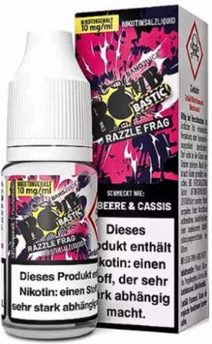 Bang Juice Bomb Bastic Razzle Frag Nikotinsalzliquid 10mg