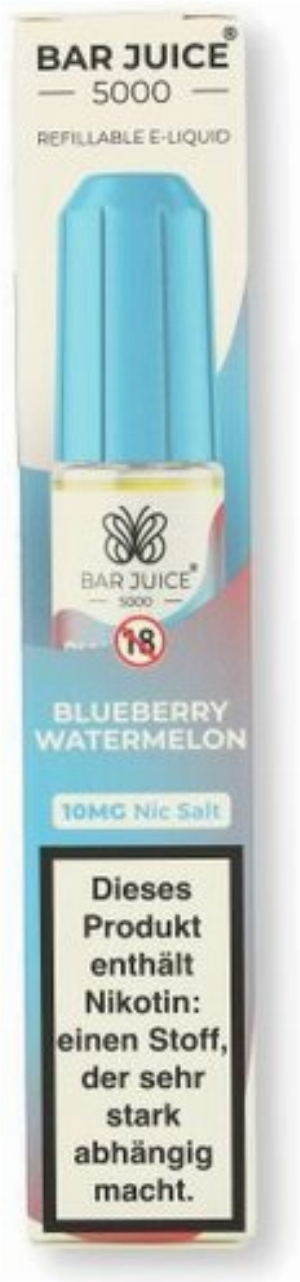 Bar Juice 5000 Nic Salt Liquid Blueberry Watermelon 10mg