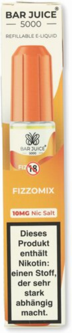 Bar Juice 5000 Nic Salt Liquid Fizzo Mix 10mg