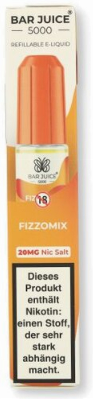 Bar Juice 5000 Nic Salt Liquid Fizzomix 20mg