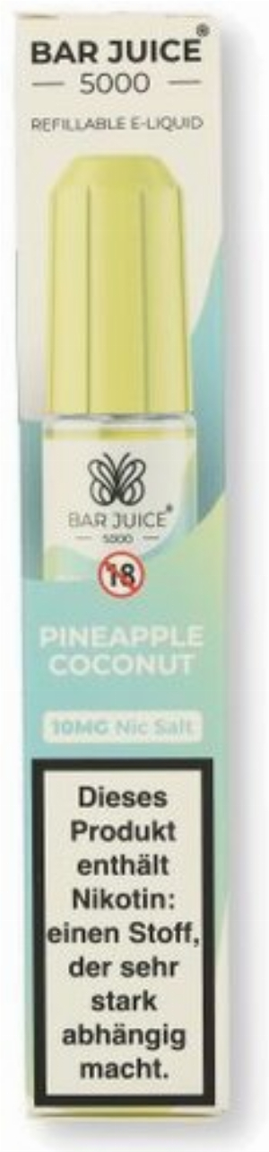 Bar Juice 5000 Nic Salt Liquid Pineapple Coconut 10mg
