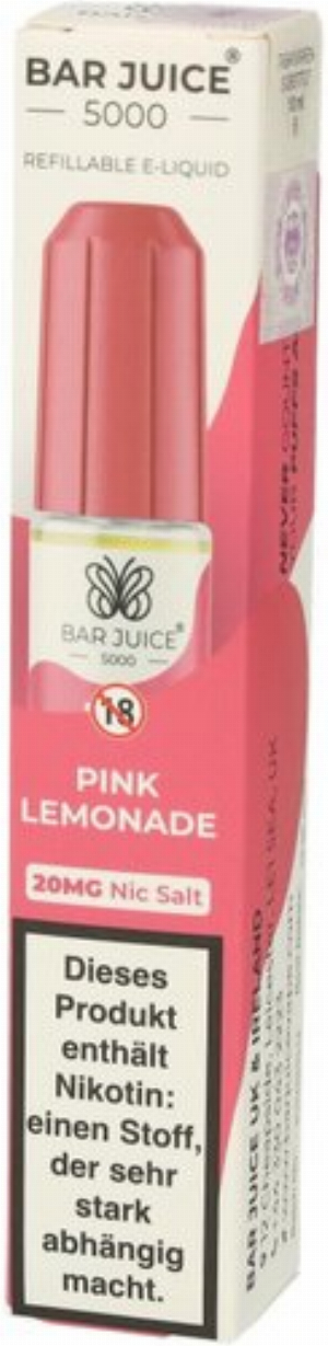 Bar Juice 5000 Nic Salt Liquid Pink Lemonade 20mg