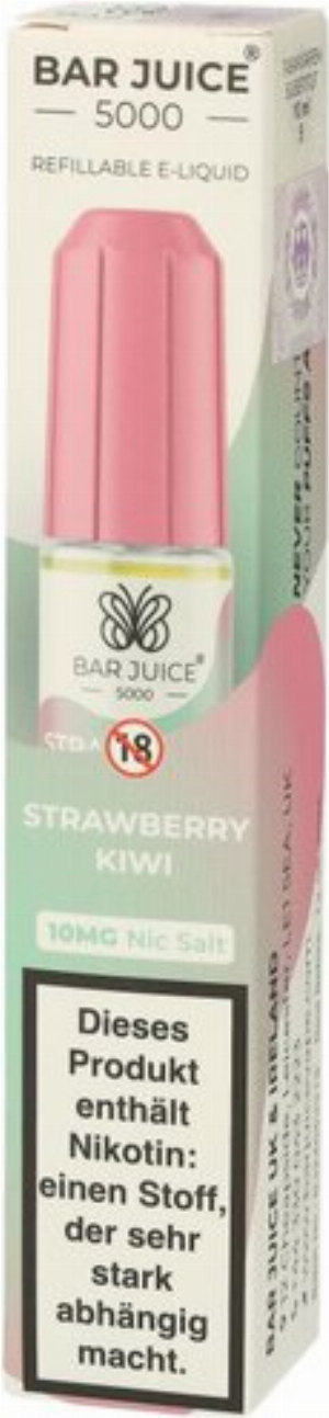 Bar Juice 5000 Nic Salt Liquid Strawberry Kiwi 10mg