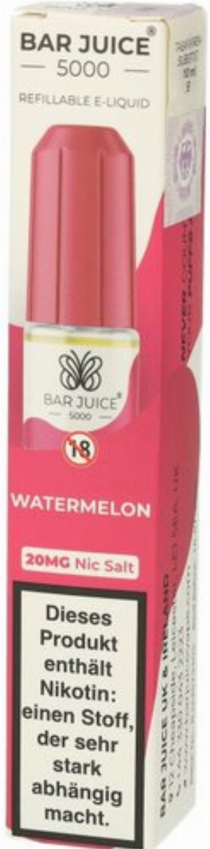 Bar Juice 5000 Nic Salt Liquid Watermelon 20mg