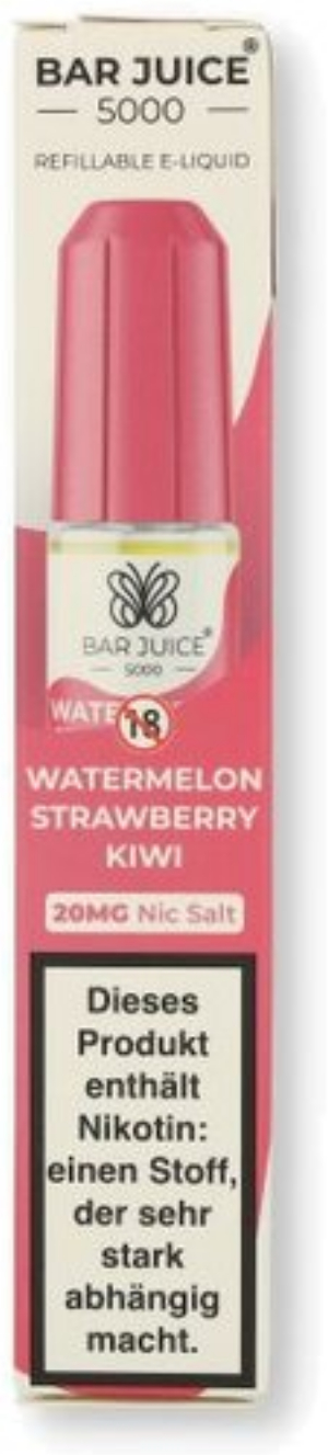 Bar Juice 5000 Nic Salt Liquid Watermelon Strawberry Kiwi 20mg