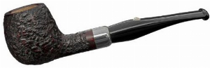 Barling Pfeife Montague Craggy Root 1816 Rustiziert