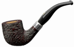 Barling Pfeife Montague Craggy Root 1823 Rustiziert