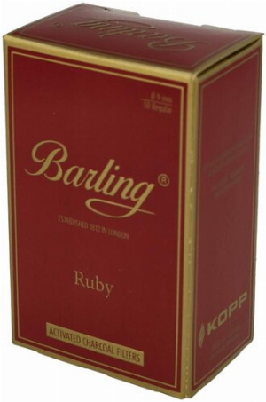 Barling Ruby Aktivkohlefilter 9mm 50 Stk.