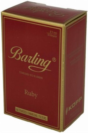 Barling Ruby Aktivkohlefilter 9mm 50 Stk.