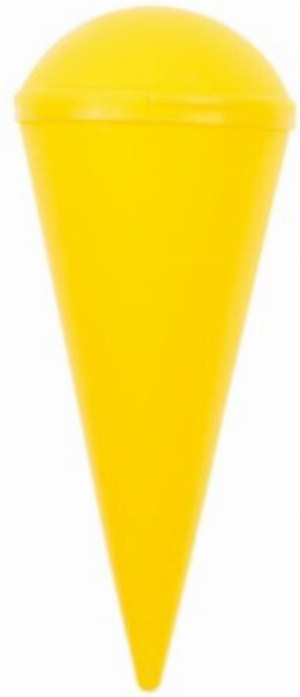 Beach Ashtray Strandaschenbecher mit Deckel gelb