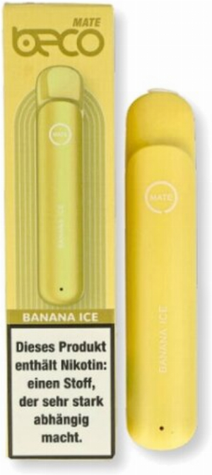 Beco Mate Einweg E-Zigarette Banana Ice 20mg