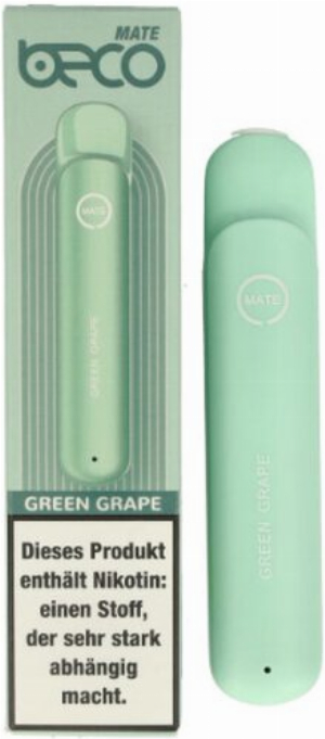 Beco Mate Einweg E-Zigarette Green Grape 20mg