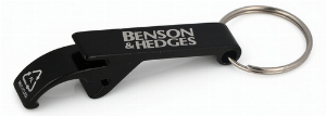 Benson & Hedges Flaschenöffner Schlüsselanhänger Schwarz