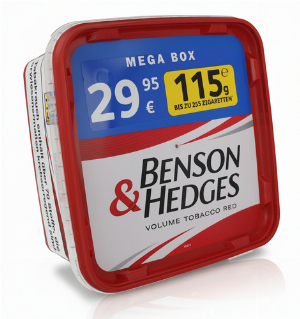 Benson & Hedges Rot Volumentabak 115g Eimer