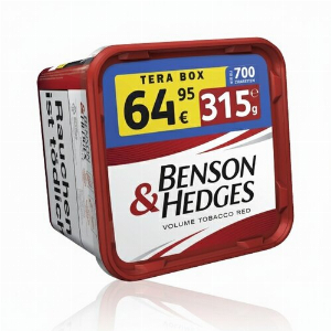 Benson & Hedges Rot Volumentabak 315g Eimer
