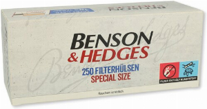 Benson & Hedges Zigarettenhülsen 250 Stück