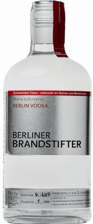 Berliner Brandstifter Vodka 43.3% vol. 0,7L