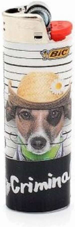 BIC Feuerzeug Gangster Dog CRIMINAL