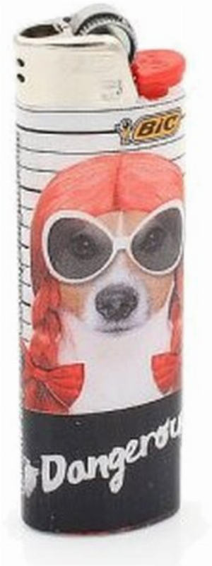 BIC Feuerzeug Gangster Dog DANGEROUS