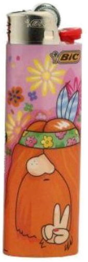 Bic Feuerzeug Hairy 8v8