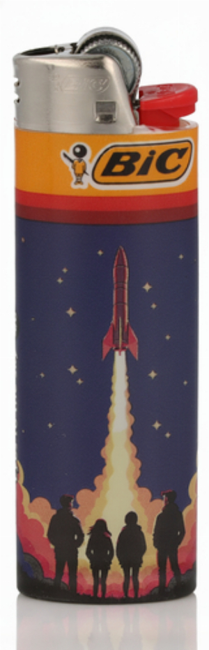 BIC Feuerzeug Maxi Eyes to the sky 4v6