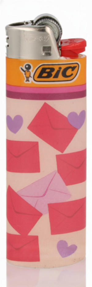 BIC Feuerzeug Maxi Hearts of love 3v6