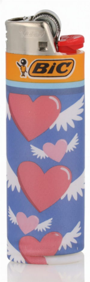 BIC Feuerzeug Maxi Hearts of love 5v6