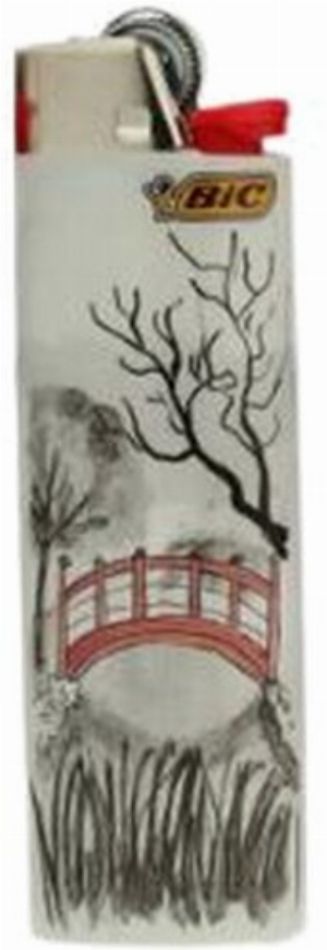 BIC Feuerzeug Maxi Japanese Landscapes 2v8