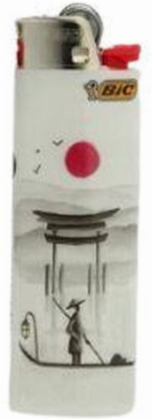 BIC Feuerzeug Maxi Japanese Landscapes 8v8