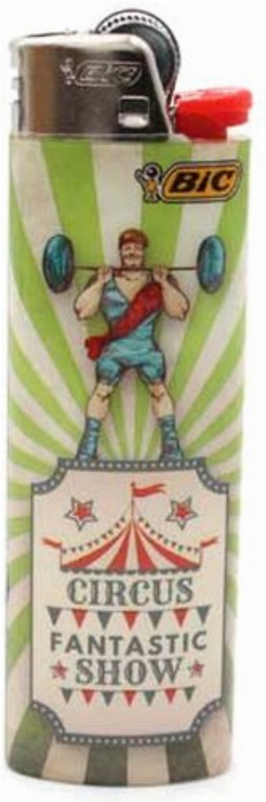 BIC Feuerzeug Maxi Retro Circus 1v8