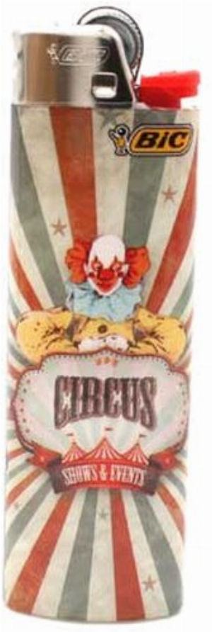 BIC Feuerzeug Maxi Retro Circus 2v8