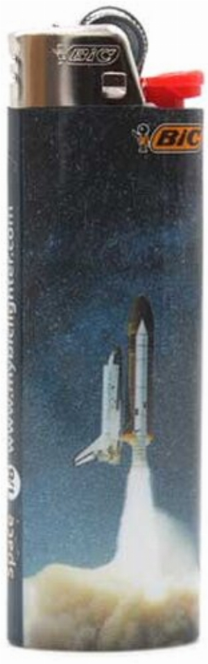 BIC Feuerzeug Maxi Weltraum 1v8