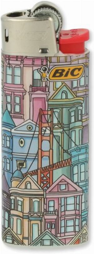 BIC Feuerzeug Mini Cities 6v8