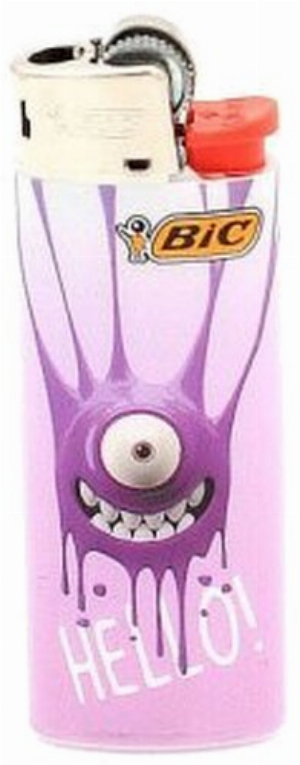 BIC Feuerzeug Mini Sticky Monster HELLO!
