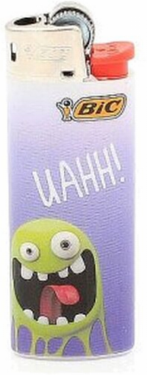 BIC Feuerzeug Mini Sticky Monster WAHH!