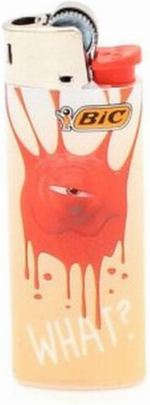 BIC Feuerzeug Mini Sticky Monster WHAT?
