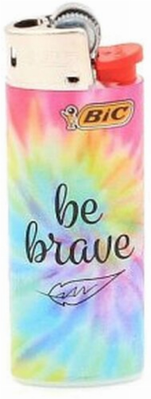 BIC Feuerzeug Mini Tie Dye BE BRAVE