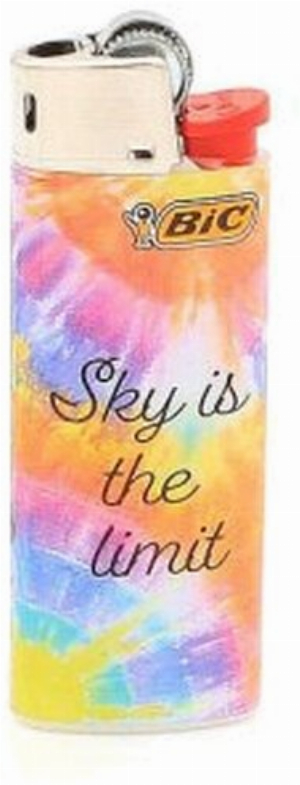 BIC Feuerzeug Mini Tie Dye SKY IS THE LIMIT