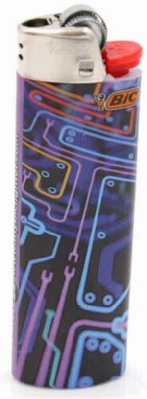 BIC Feuerzeug Plates 2v8
