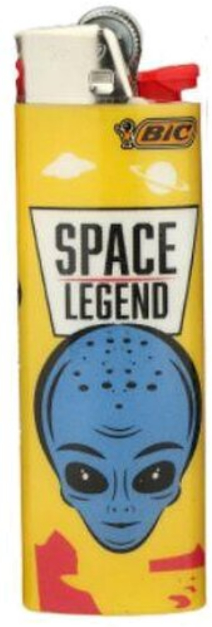 Bic Feuerzeug Space Spirit 2v8