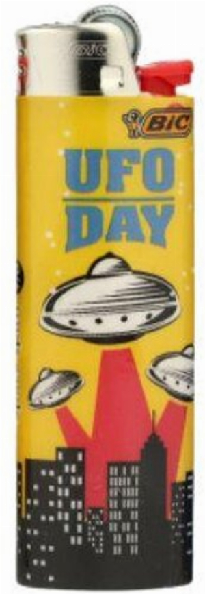 Bic Feuerzeug Space Spirit 7v8