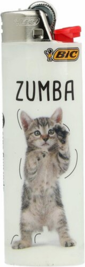 BIC Feuerzeug Sporting Cats Zumba 5v8