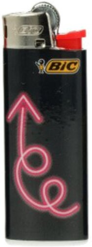 BIC Mini Feuerzeug Neon Sings 3v8