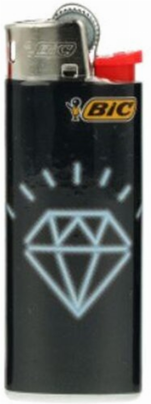 BIC Mini Feuerzeug Neon Sings 5v8